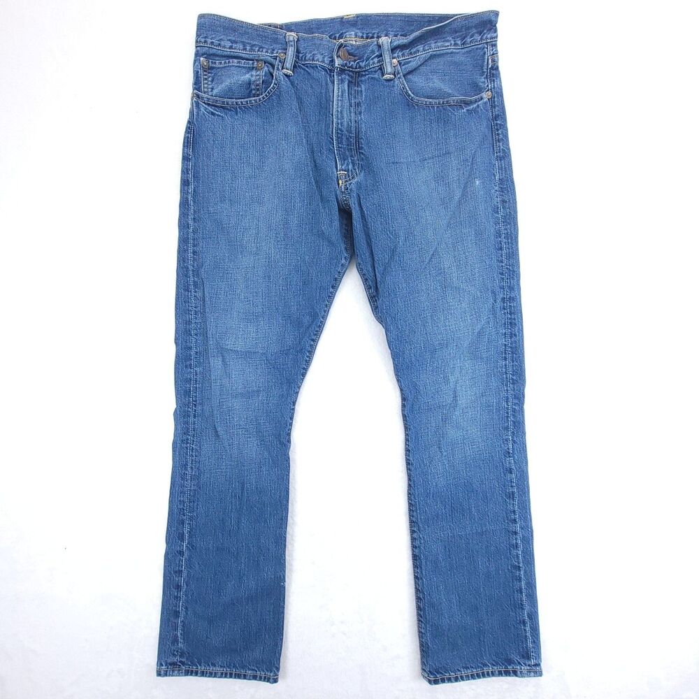 Polo Ralph Lauren Jeans Men's 34x30 018 Slim Straight Blue Denim *Flaw*